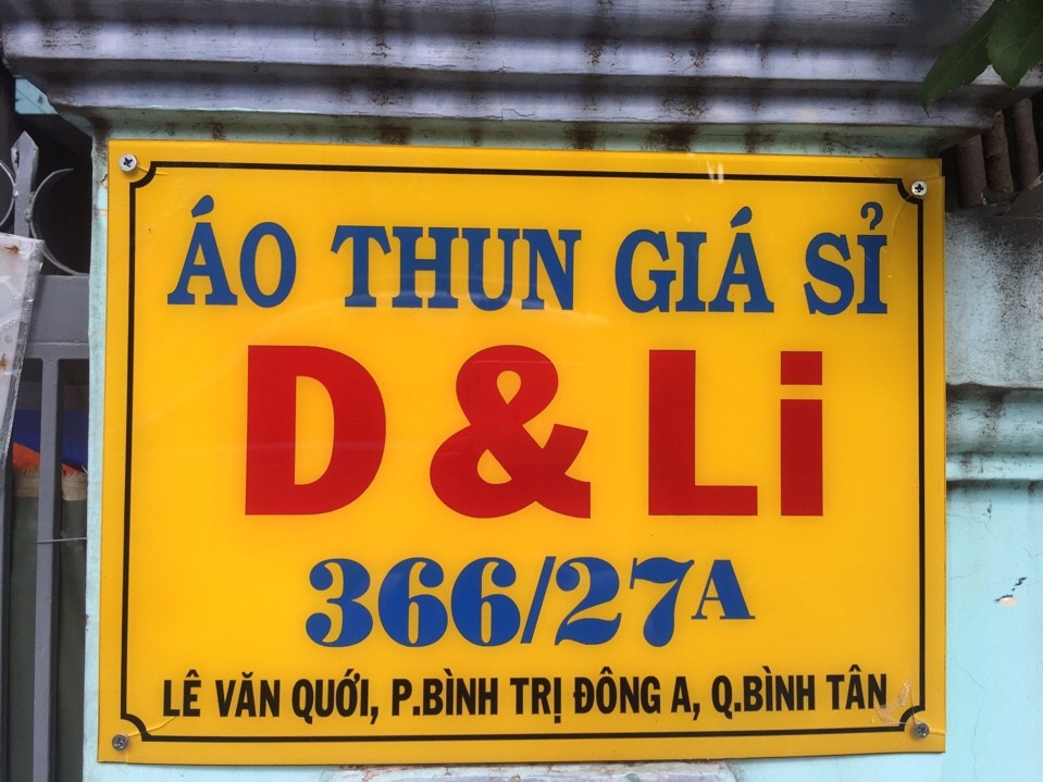 Áo thun giá sỉ D&Li Việt Nam